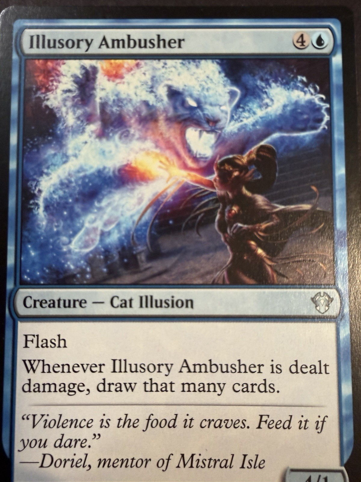 Illusory Ambusher 167 Uncommon Commander: Bloomburrow Magic: The Gathering NM