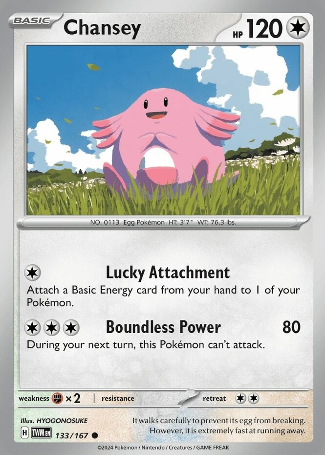 Chansey – 133/167 – Common – Near Mint