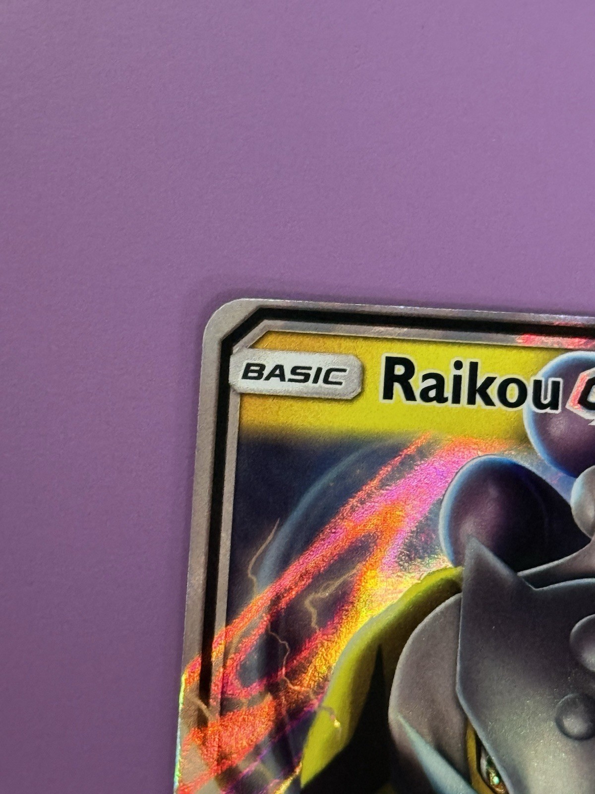 Pokémon TCG Raikou GX SM121 Black Star Promo Card