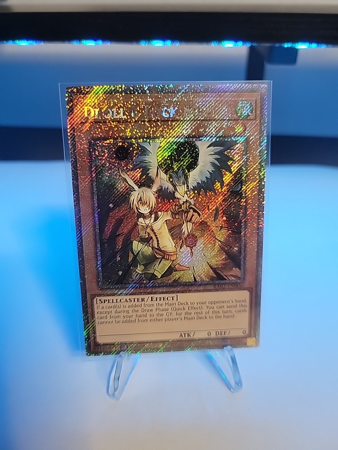 Droll & Lock Bird (Platinum Secret Rare) RA02-EN006 25th Anniversary Rarity…