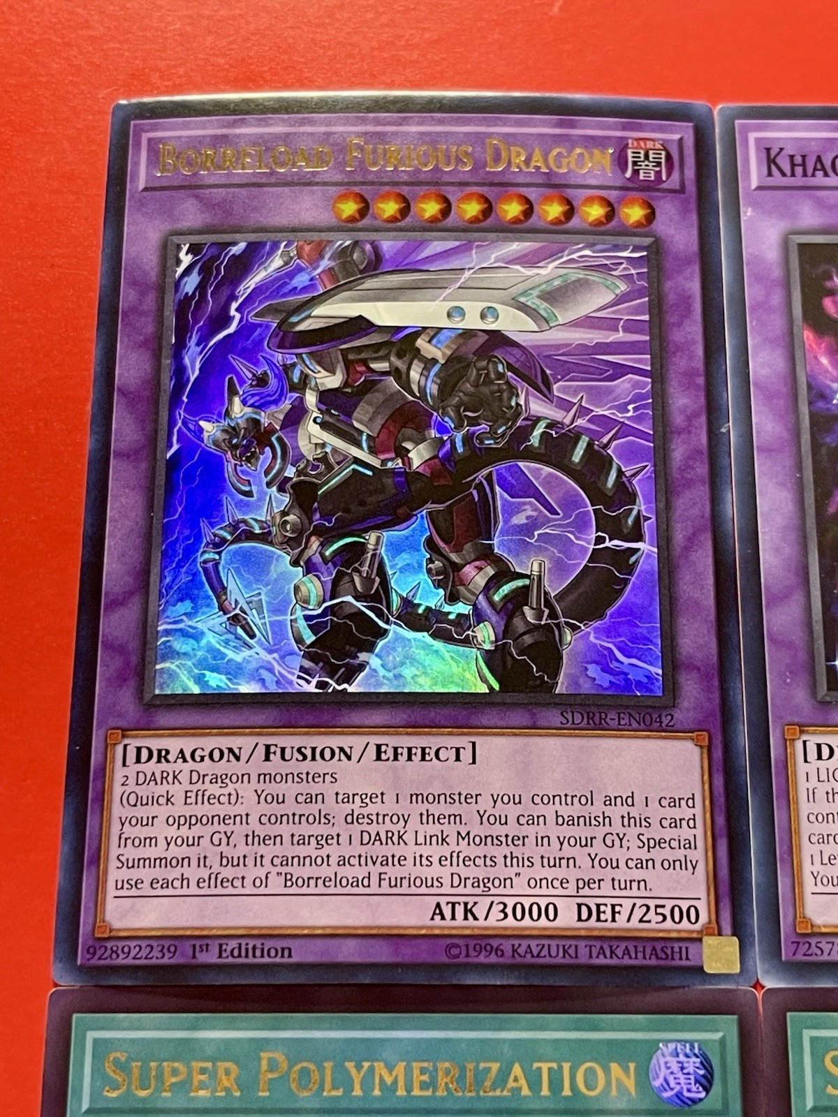 3x Super Polymerization + Borreload Furious Dragon + Dragonlord + Khaos |YuGiOh!
