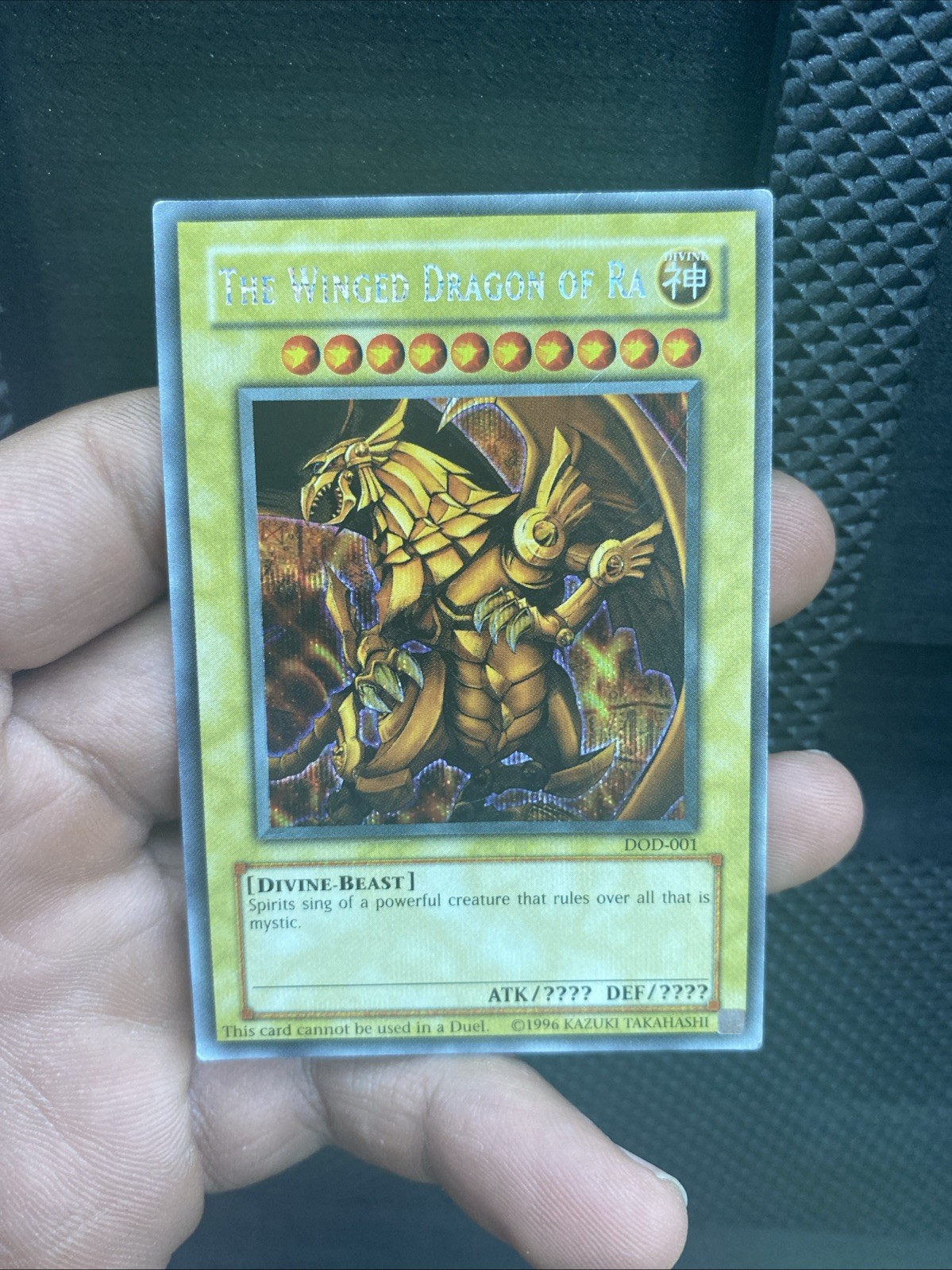 USA Seller Yugioh The Winged Dragon of Ra DOD-001 Dawn of Destiny