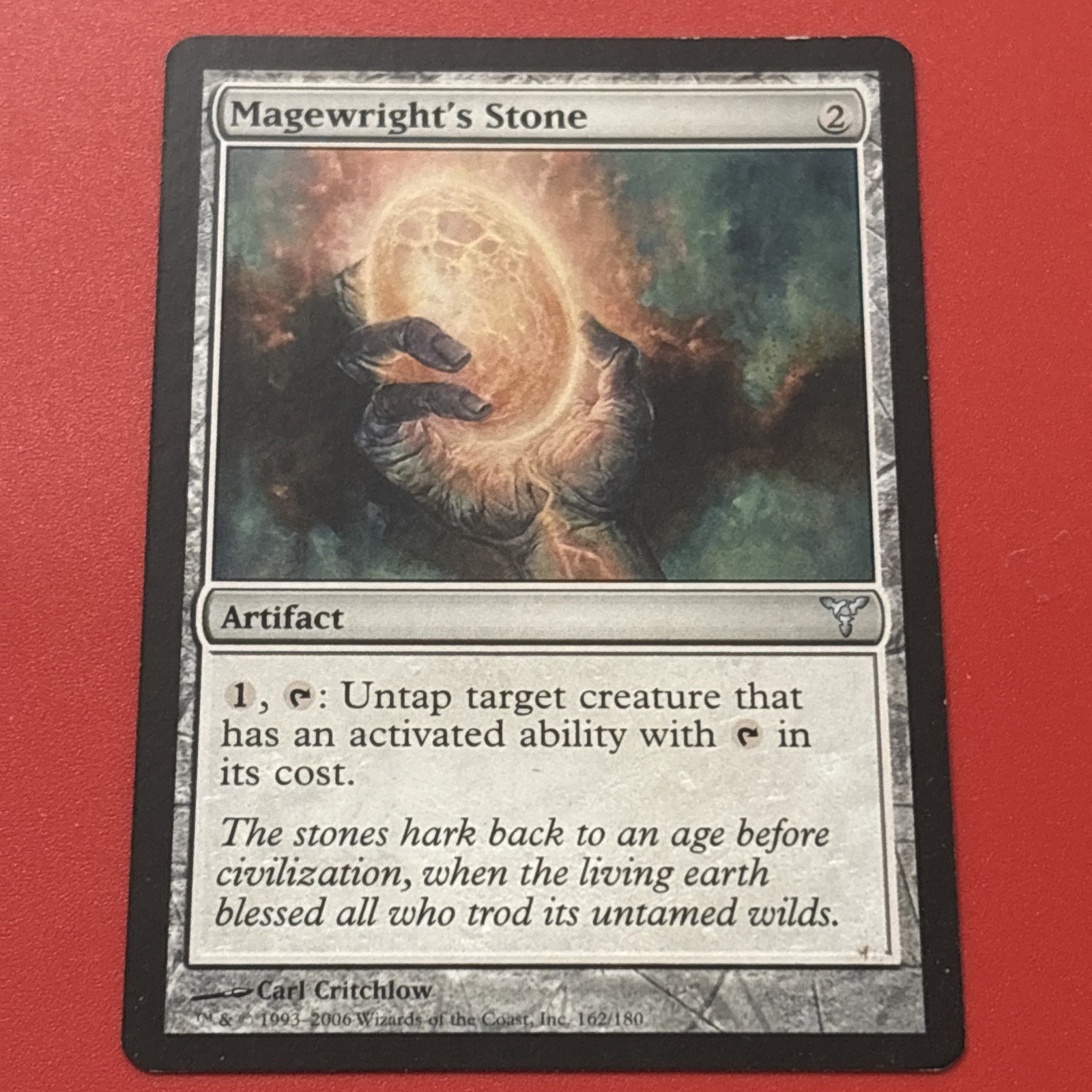 MTG Magewright’s Stone Dissension Uncommon Card 162/180 Regular Light Play