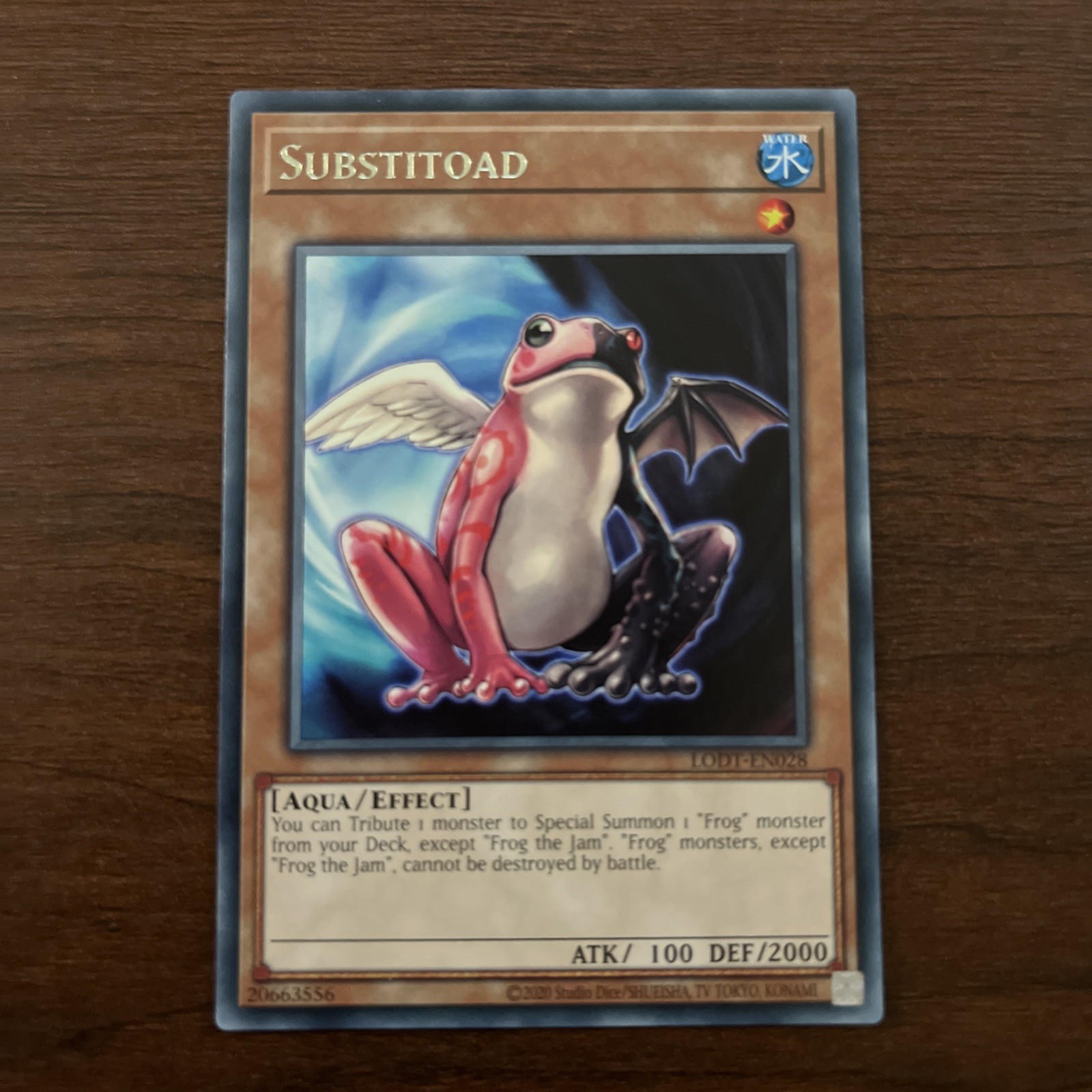 🔥Yu-Gi-Oh! Substitoad LODT-EN034 Rare English🔥