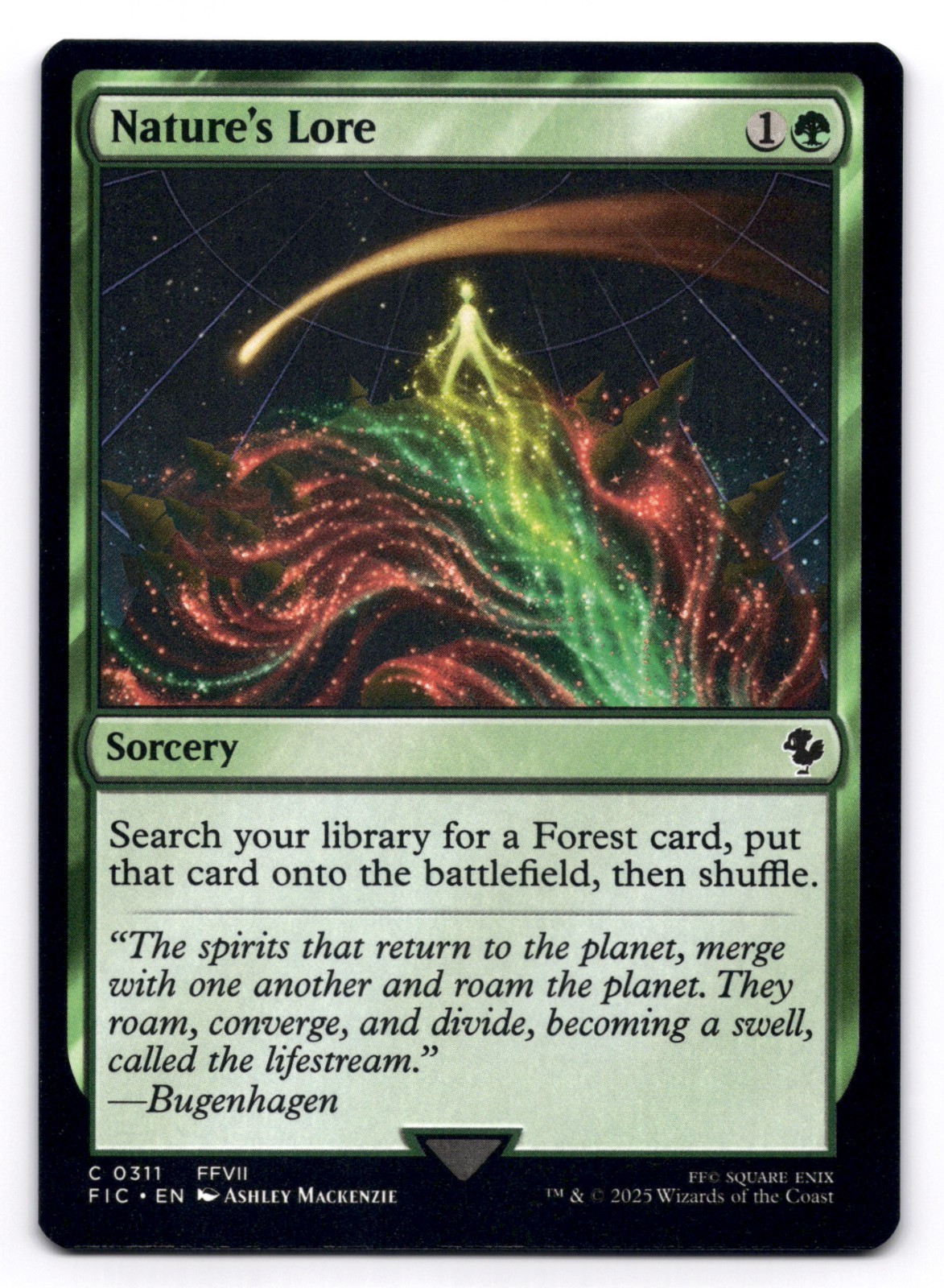 Nature’s Lore NM Commander: Final Fantasy 0311 MTG Regular