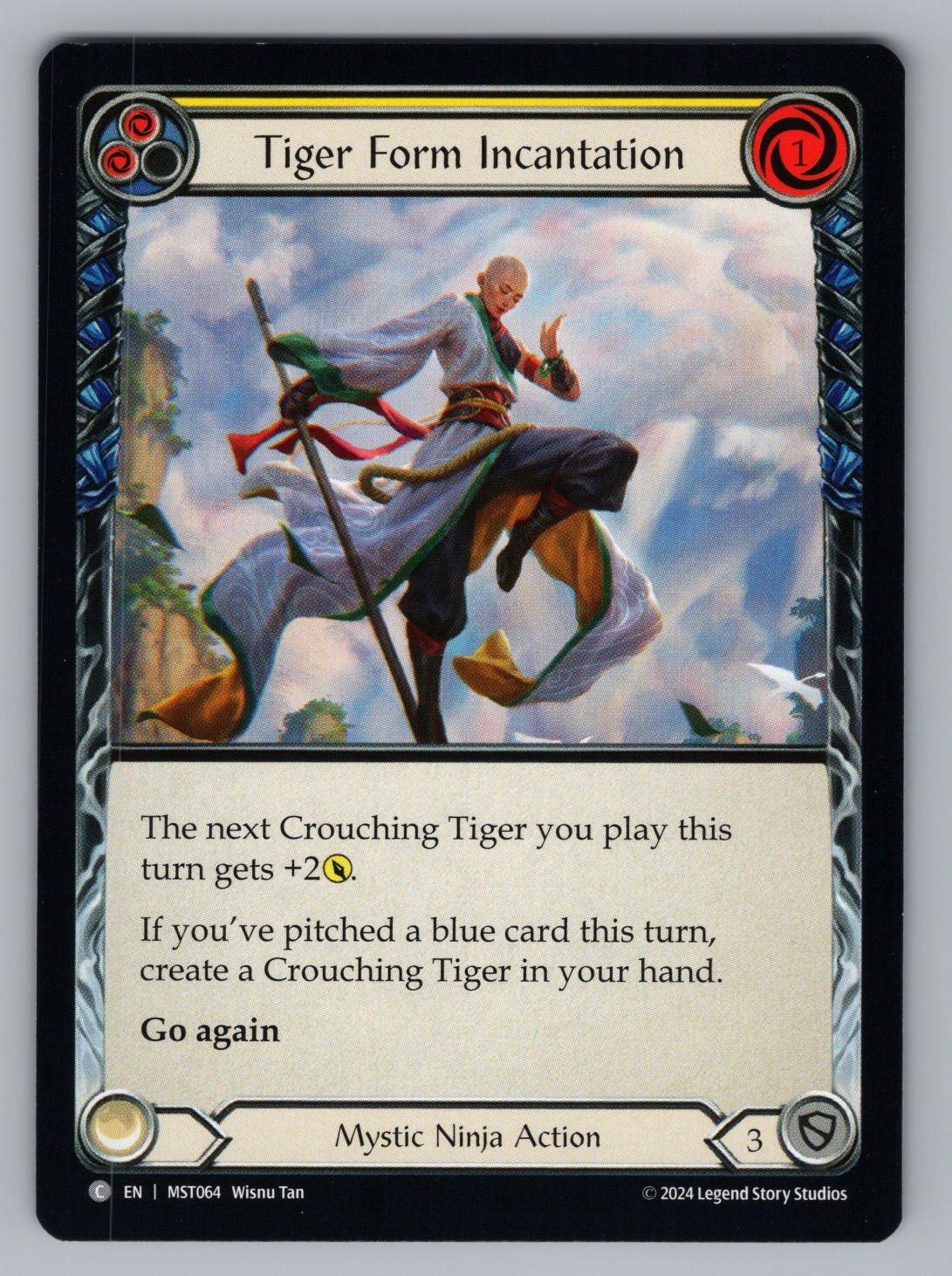 TIGER FORM INCANTATION (YELLOW) MST064 C FLESH AND BLOOD NM WISNU TAN!&