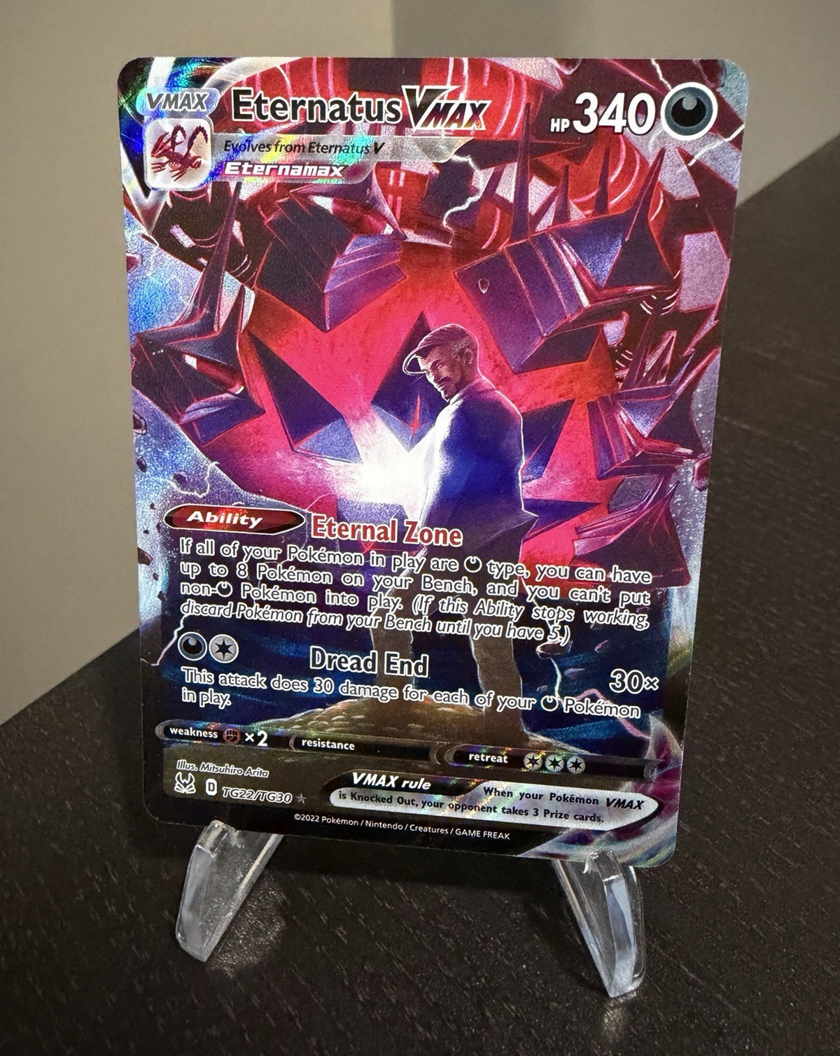The Pokémon Company Pokemon TCG Eternatus VMAX TG22/TG30 Lost Origin TG UR Holo