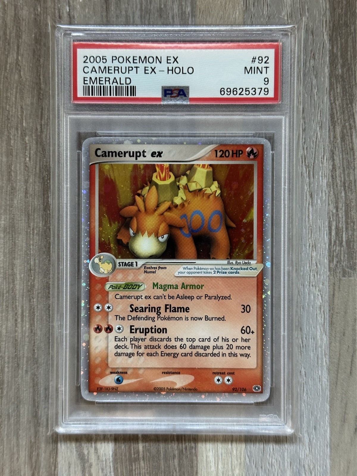 2005 Pokemon EX Emerald Camerupt ex #92 PSA 9 Mint