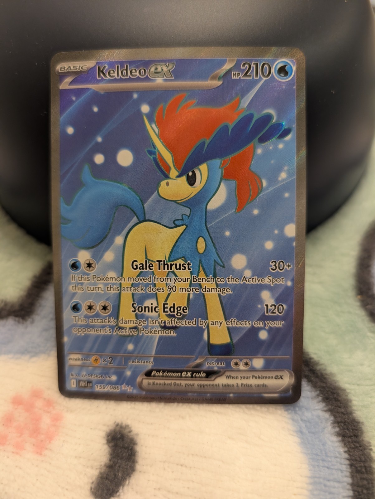 Keldeo ex 159/086 Sv: White Flare Holo 1.00 11926