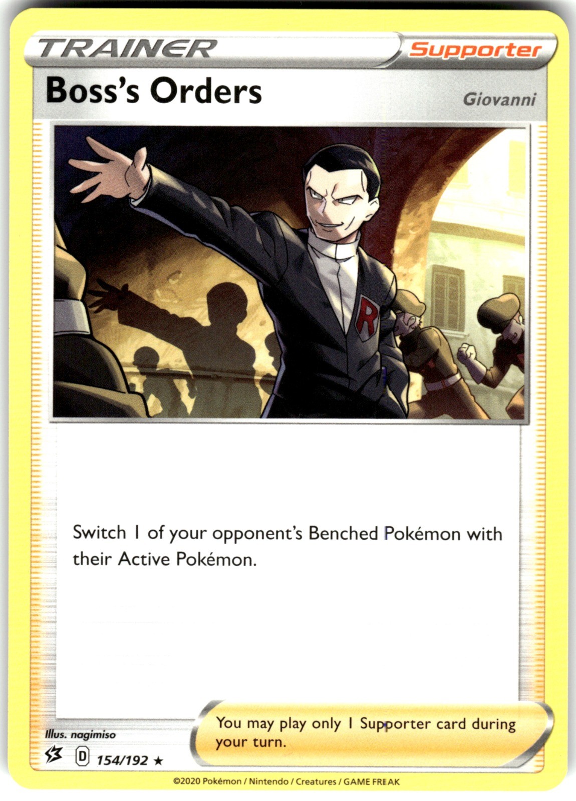 Boss’s Orders Regular 154/192 PR Deck Exclusives Pokemon Card LP