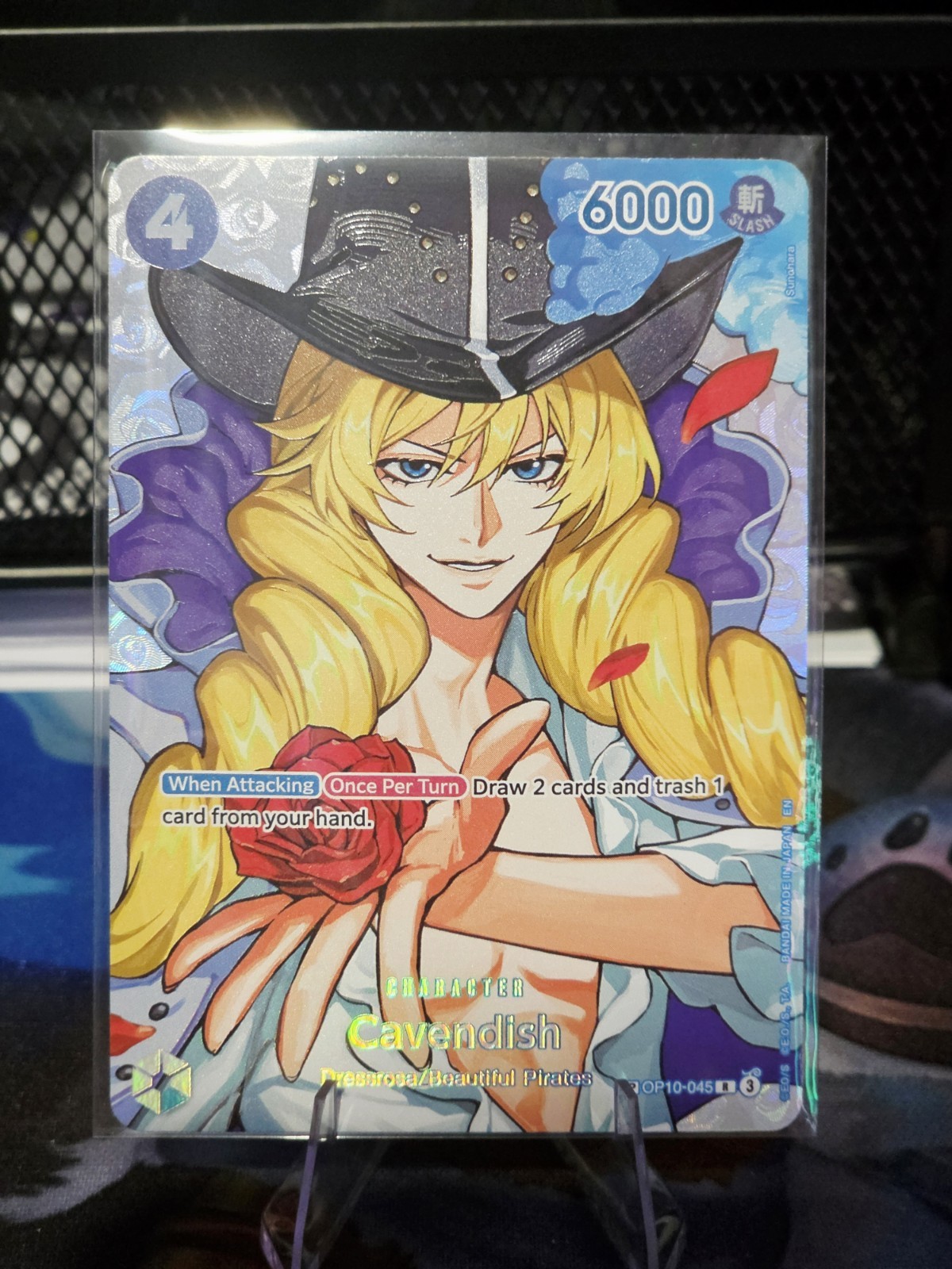 One Piece! TCG Cavendish (SP) OP10-045 The Time of Battle Foil ✨️FRESH PULL✨️