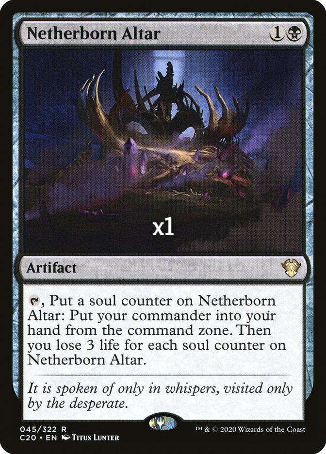 MTG Commander 2020 C20 Netherborn Altar MINT