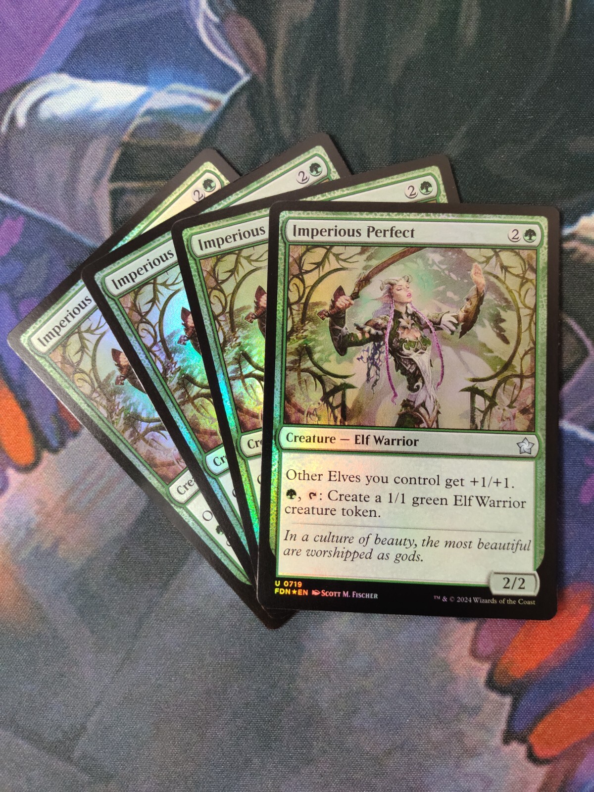 Imperious Perfect x 4 Foil | 7% Off 2+ | Foundations | NM | MTG