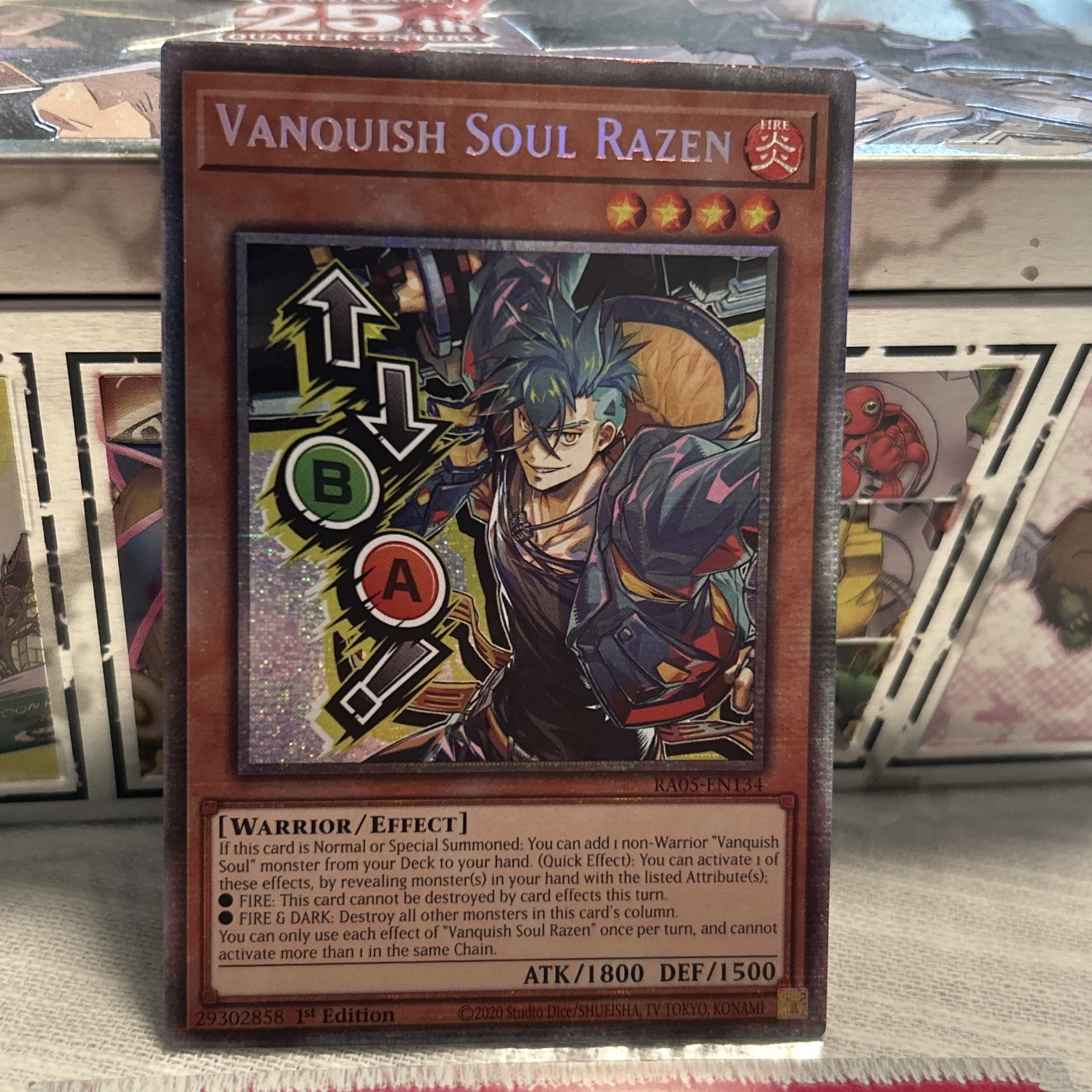 Vanquish Soul Razen RA05 Starlight Rare 1st Edition NM