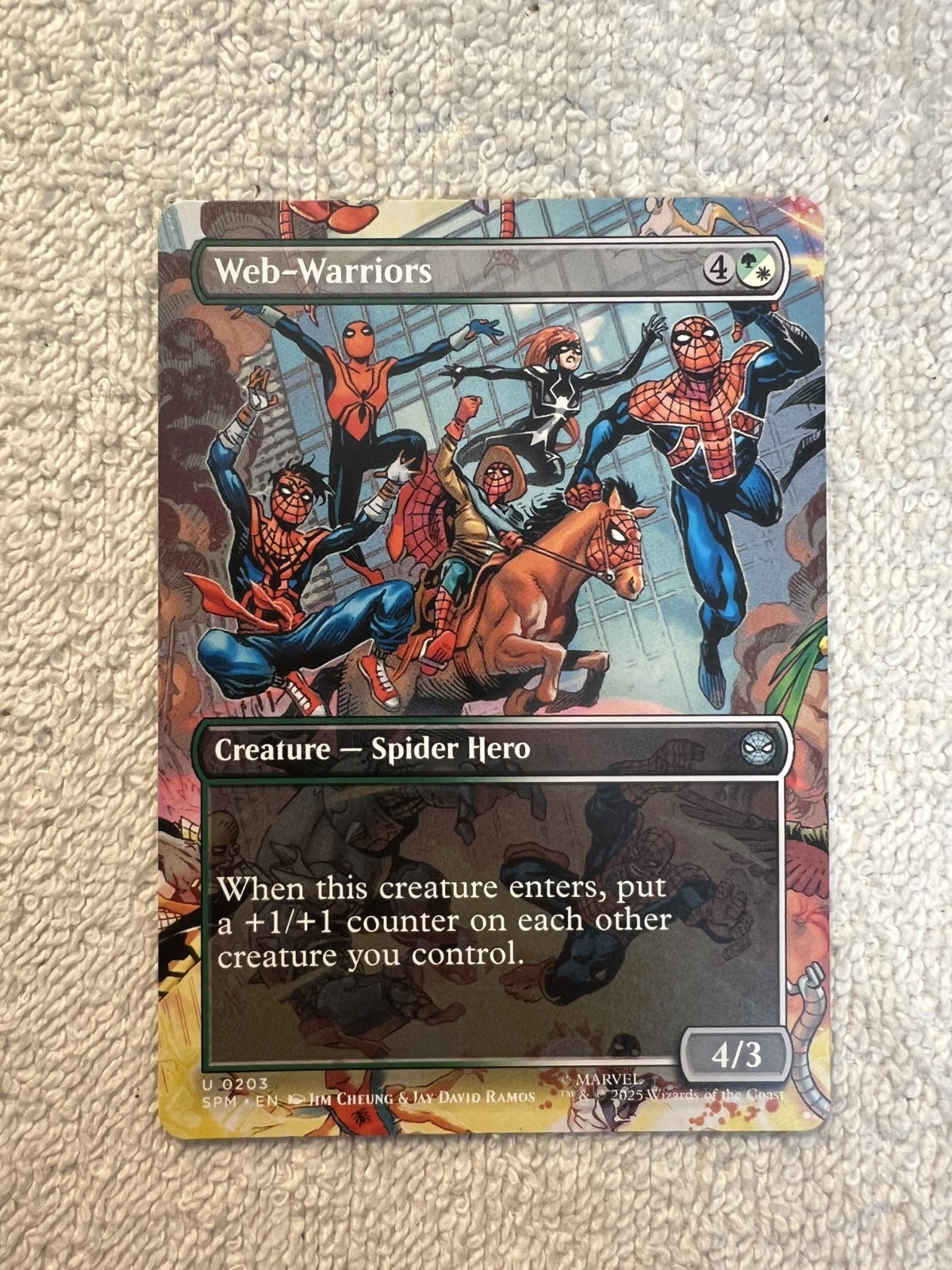 Magic – Web-Warriors #203 – SPM – Borderless – Multicolor – NM – Marvel
