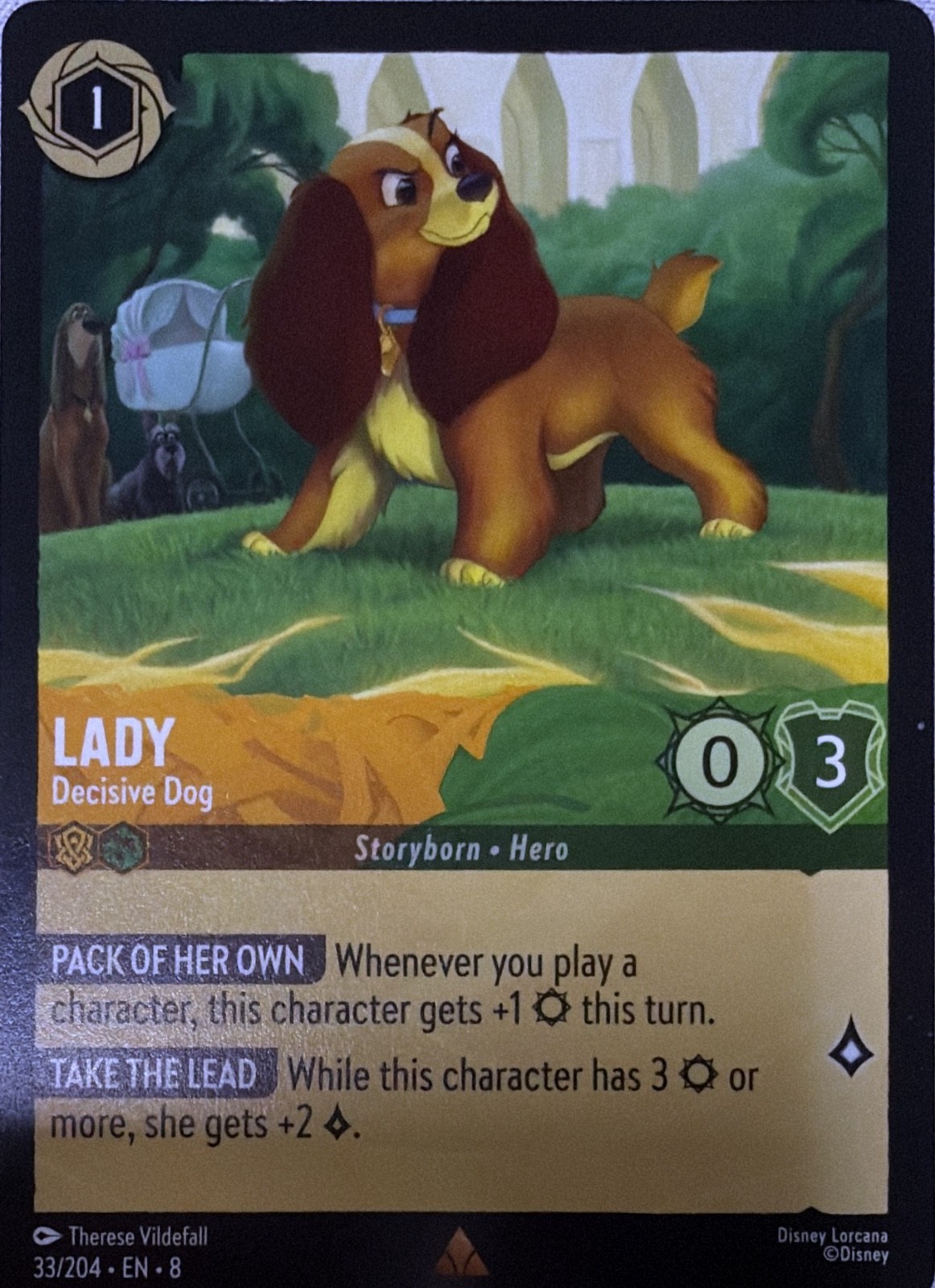 Lady – Decisive Dog 33/204 Reign of Jafar 8 Rare
