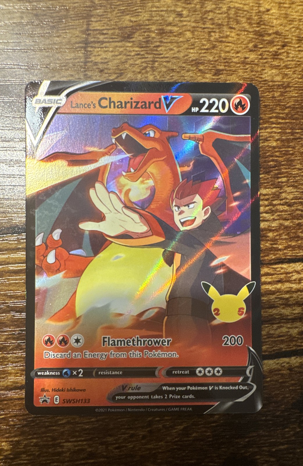 Lance’s Charizard V SWSH133 SWSH: Sword & Shield Promo Cards Holo