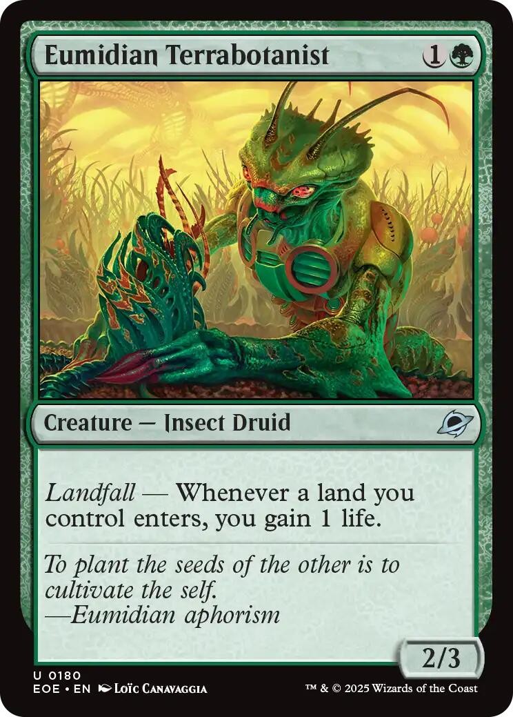 Eumidian Terrabotanist (EOE 180) , Edge of Eternities, MTG