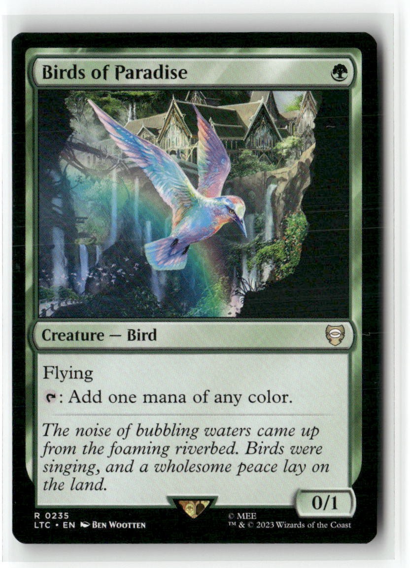 Birds of Paradise 235 Commander: The Lord of the Rings: NM