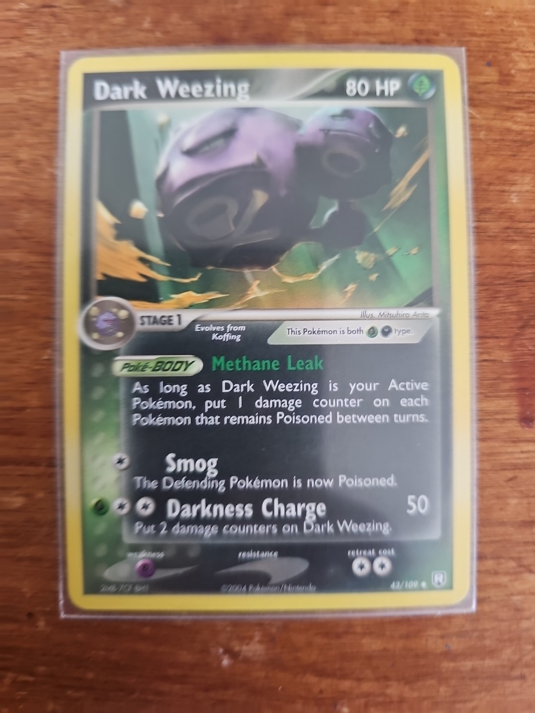 Dark Weezing 42/109 Team Rocket Returns Regular