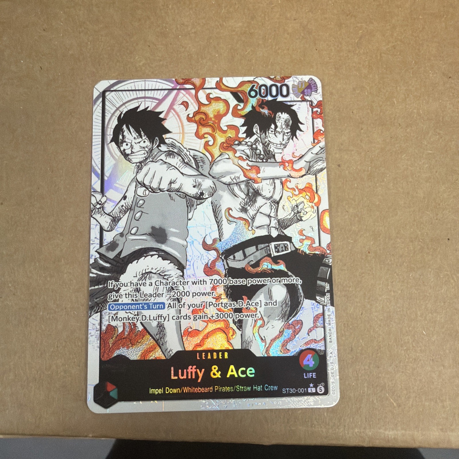 Luffy & Ace (Parallel) ST30-001 Starter Deck EX: Luffy & Ace Foil