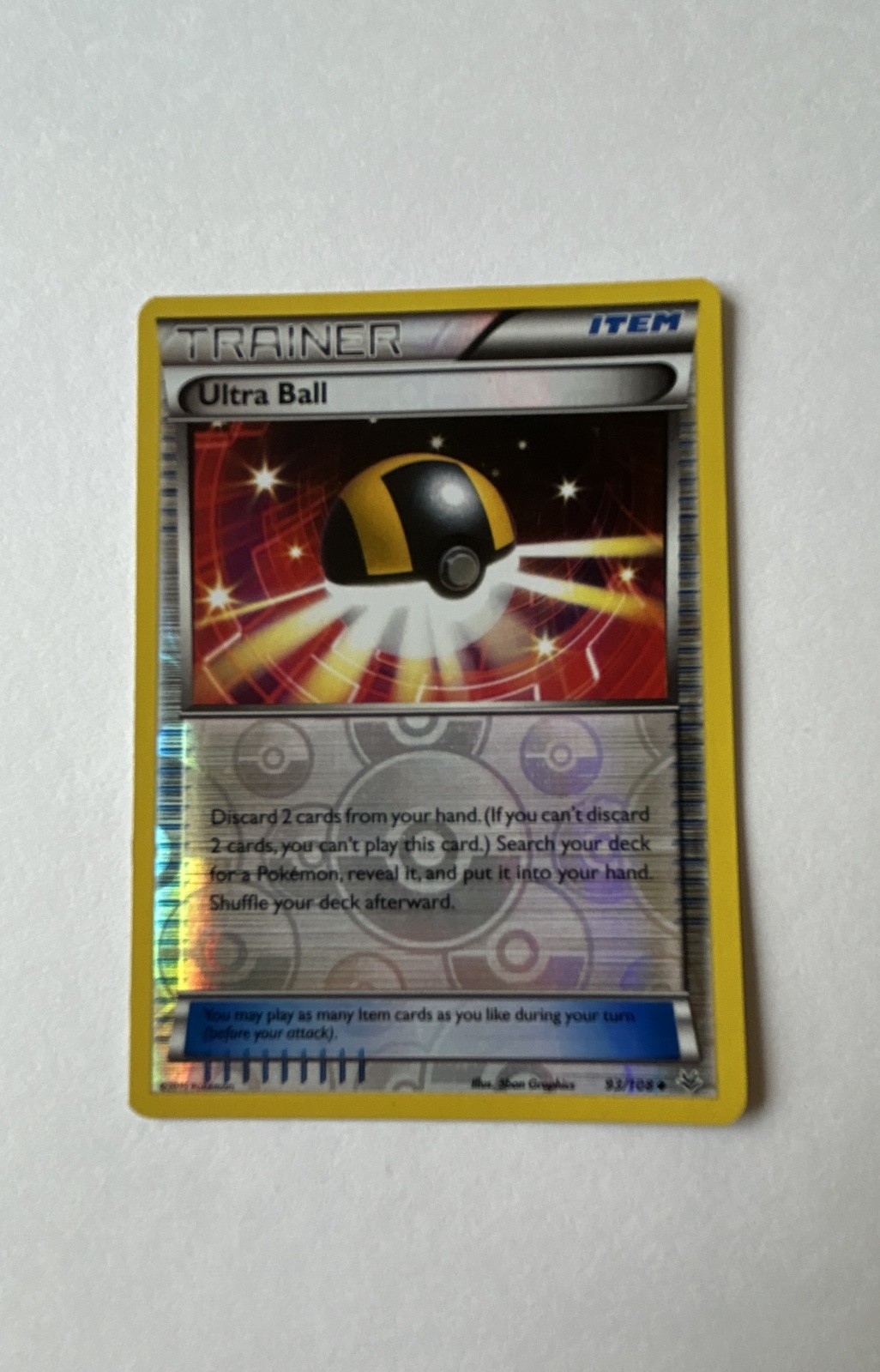 Ultra Ball 93/108 Roaring Skies Reverse Holo