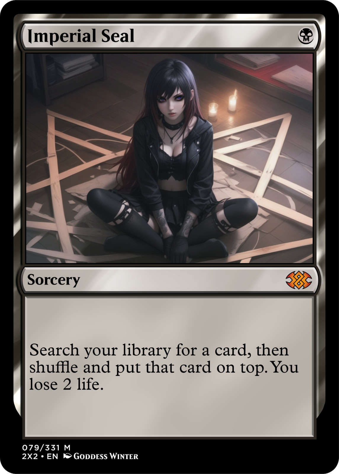 MTG – Imperial Seal – Fanart – Classic Style Card For EDH / Playtest