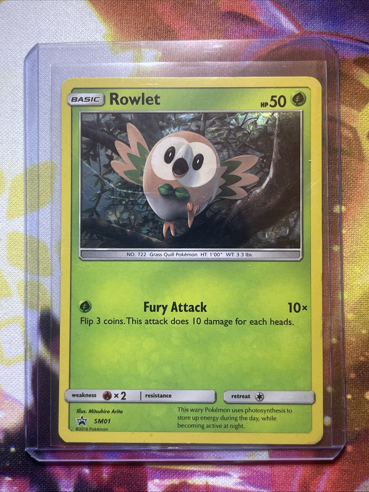 SM Promos #SM01 Rowlet Mp
