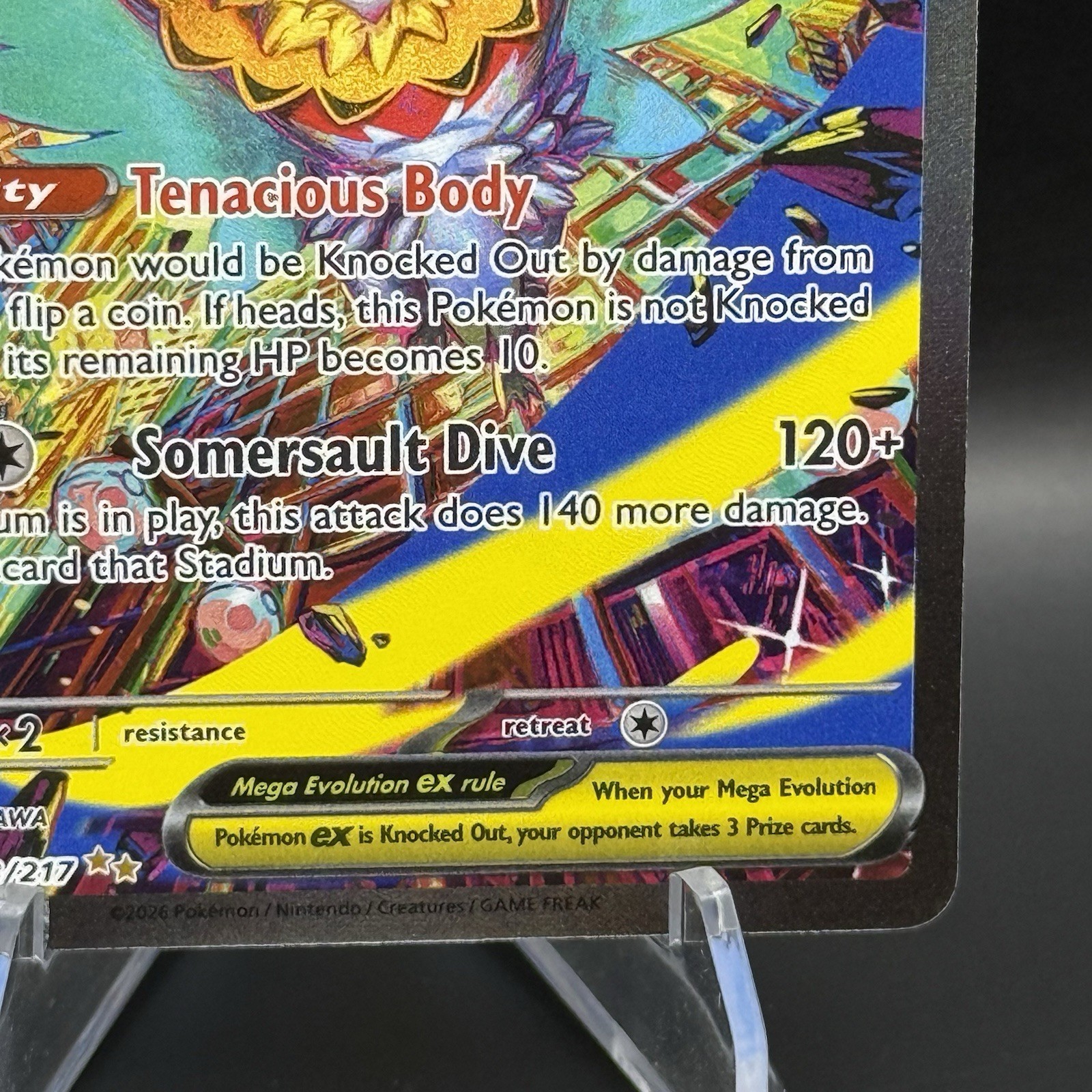 Mega Hawlucha ex 283/217 Me: Ascended Heroes Holo