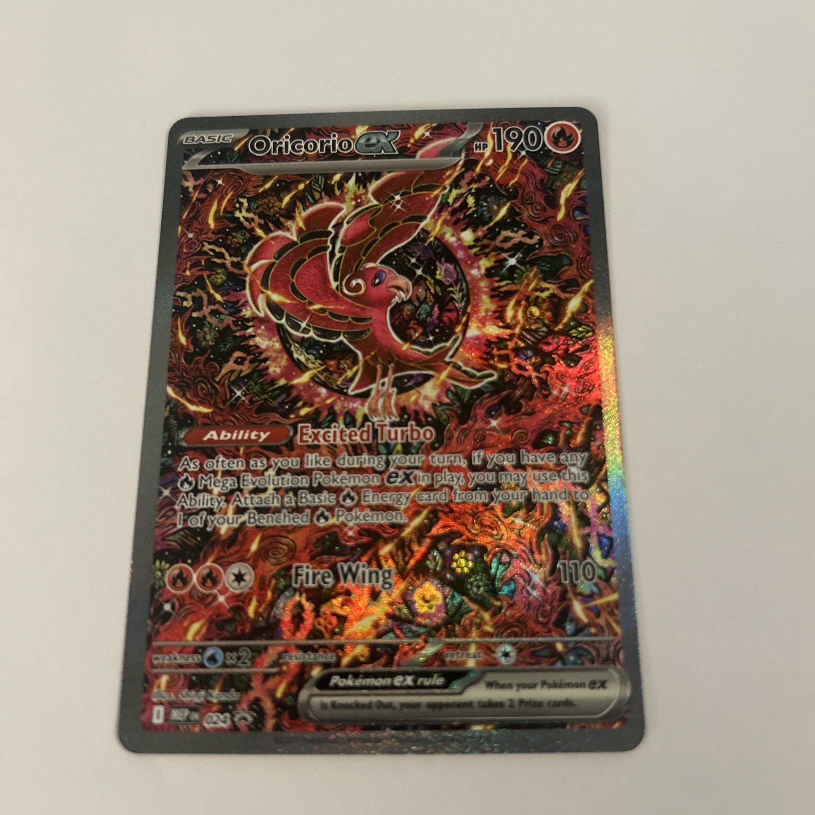 Oricorio ex 024 Me: Mega Evolution Promo Holo