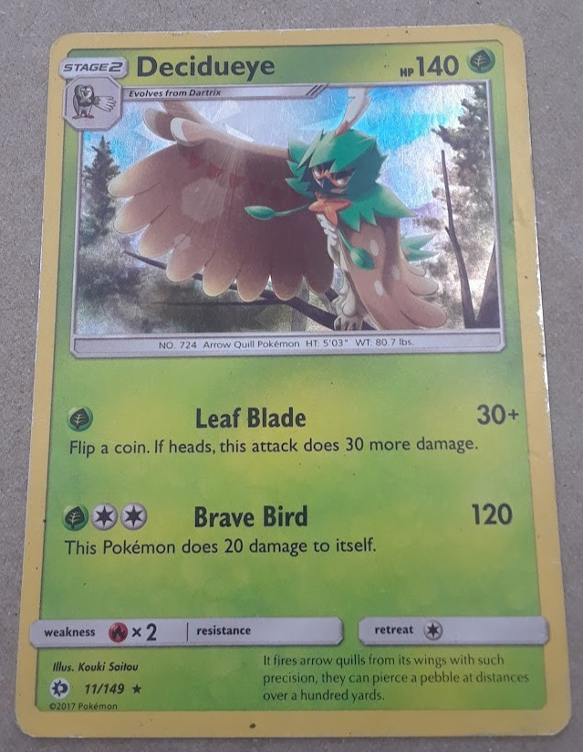 Decidueye – (Cracked Ice Holo) 011/149 Deck Exclusives Holo