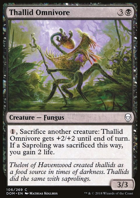 MTG Magic the Gathering Thallid Omnivore (106/296) Dominaria LP