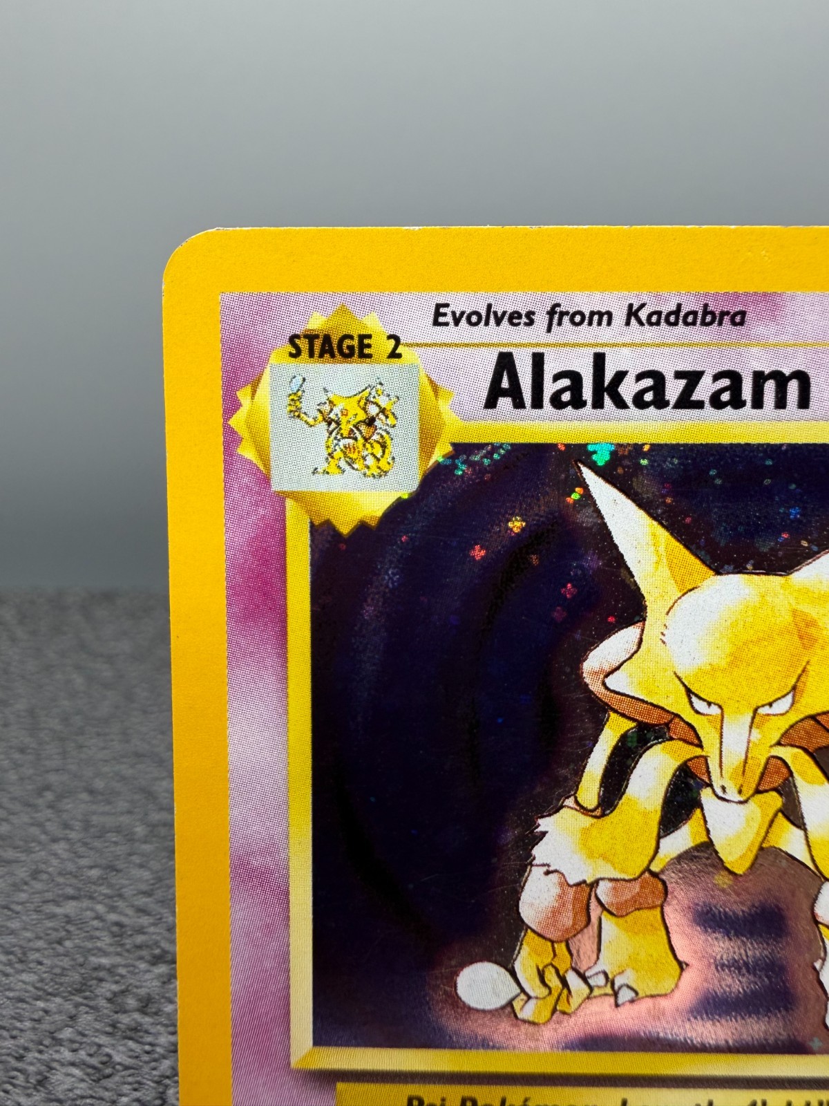 1999-2000 POKEMON Alakazam Base Set 2 1/130 Holo
