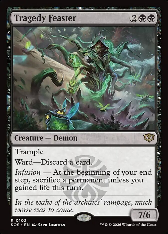 MTG Magic the Gathering Tragedy Feaster (102/444) Secrets of Strixhaven NM