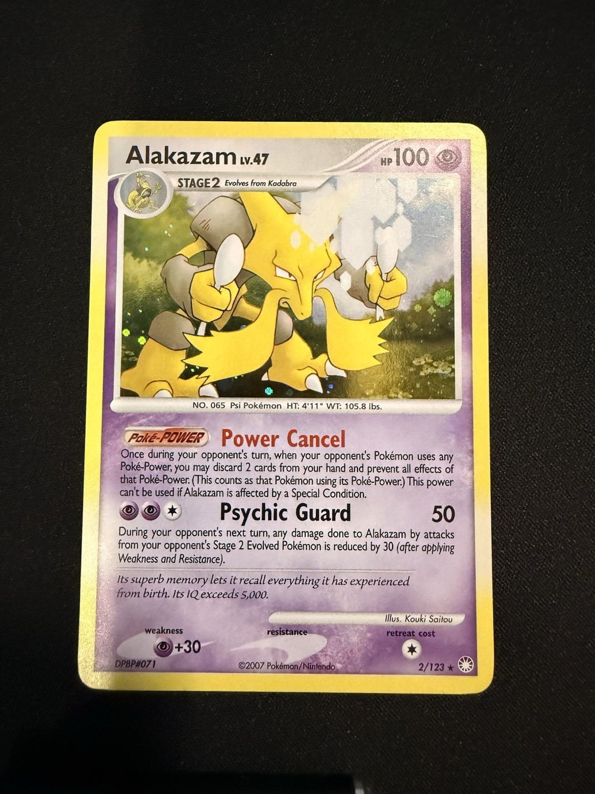 Alakazam 2/123 Mysterious Treasures Holo Rare Card Pokemon TCG NM