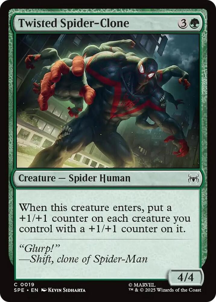 Twisted Spider-Clone Foil 19 SPE NM C