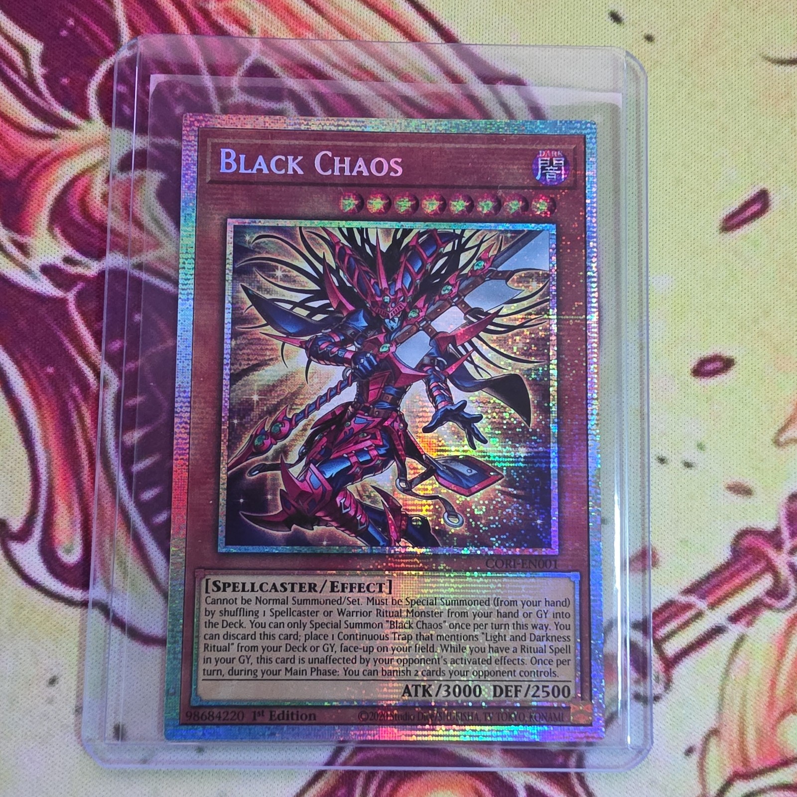 Black Chaos (Starlight Rare) CORI-EN001 Chaos Origins 1st Edition