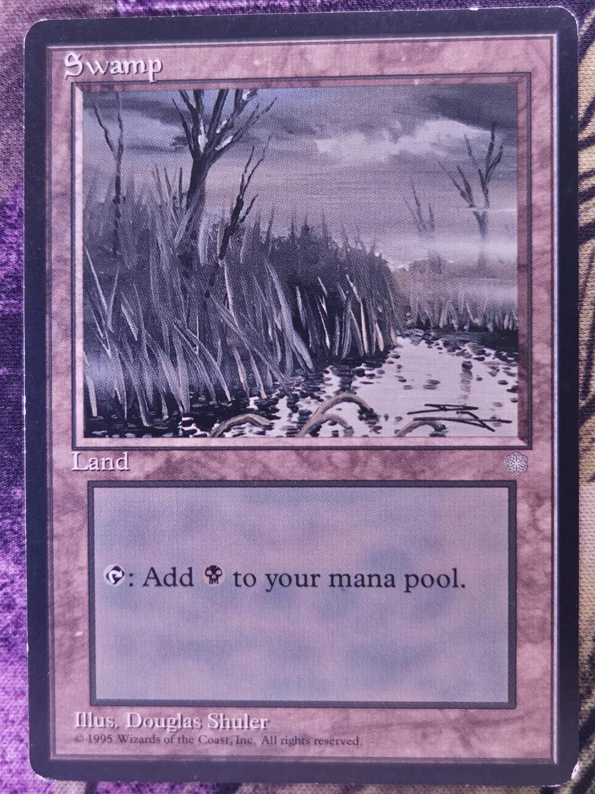Swamp (354) 354 Land Ice Age Magic: The Gathering Moderately Played