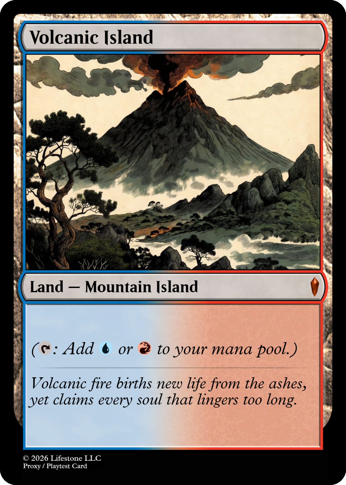 Volcanic Island – Premium Quality – Not Tournament Authorized