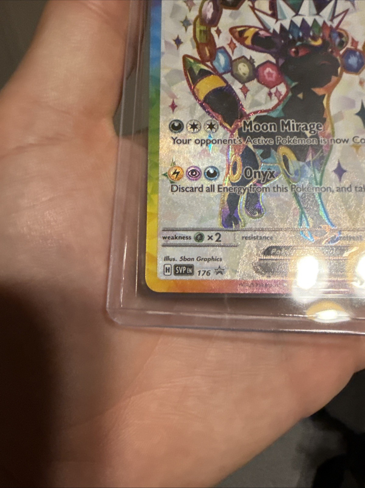 Umbreon ex SVP176 Sv: Scarlet & Violet Black Star Promo Pokemon TCG NM