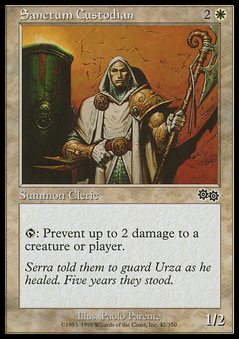MTG Magic the Gathering Sanctum Custodian (42/356) Urza’s Saga LP