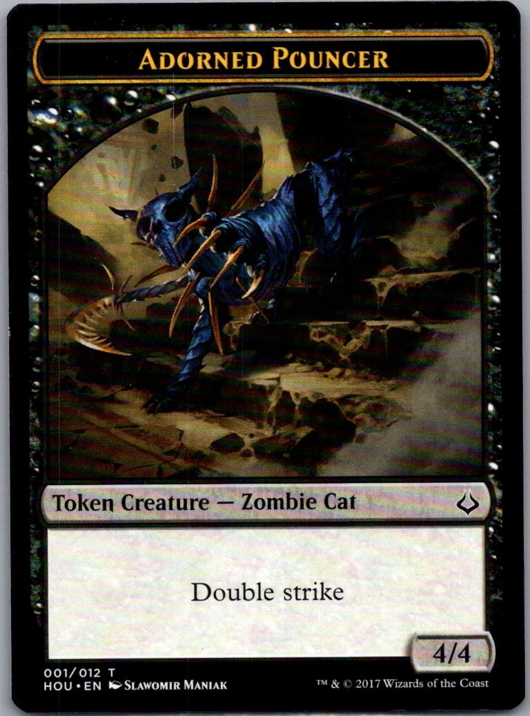 Adorned Pouncer // Horse Double-Sided Token T Hour of Devastation 1 // 10 MP