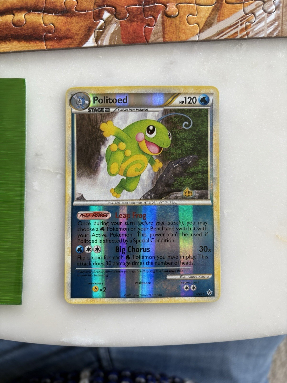 Politoed – HeartGold & SoulSilver – 2010 – 7/95 – English