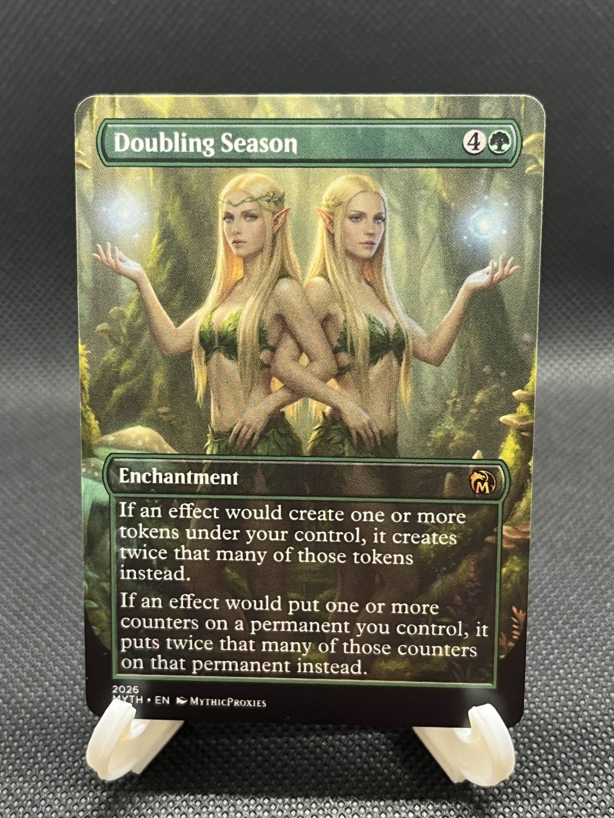 Doubling Season Altered Art Custom Proxy Playtest Card