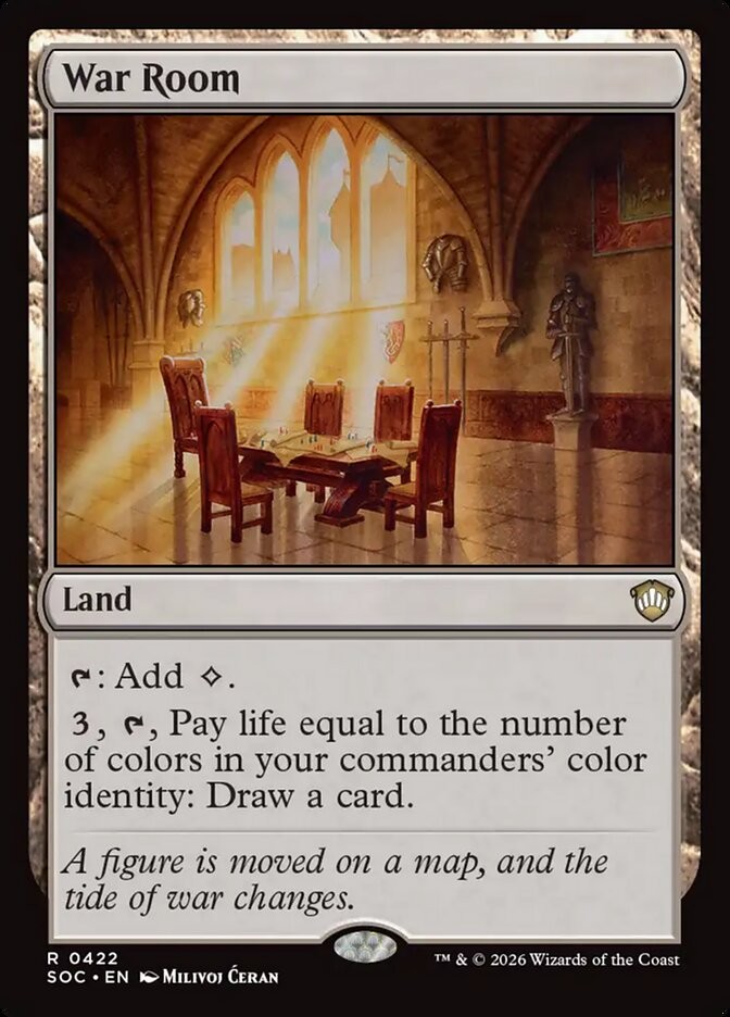 War Room 422 NM Secrets of Strixhaven Commander MTG SI