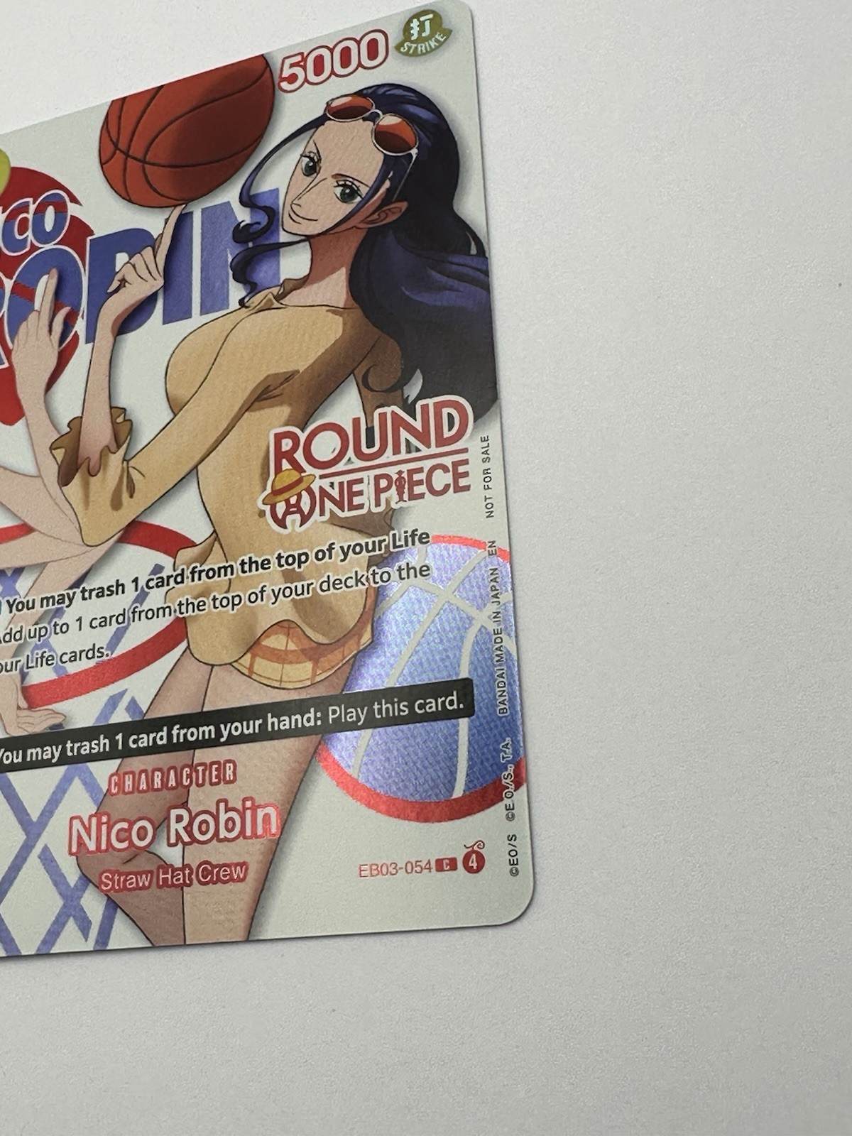 Round 1 x One Piece Nico Robin EB03-054 Promo Card English