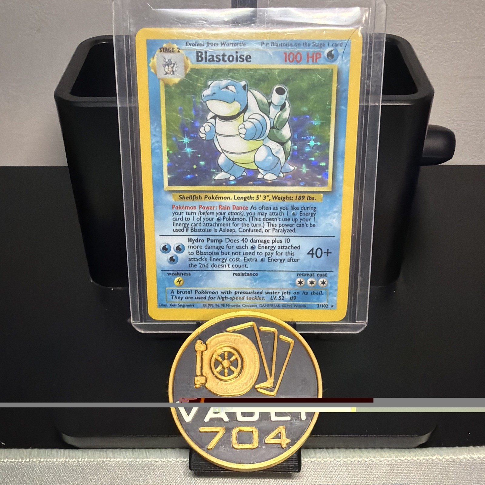 Pokemon Base Set Blastoise 2/102 Holo Unlimited WOTC Vintage LP/MP Read