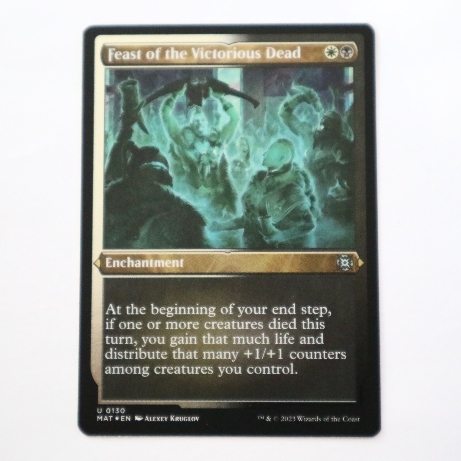 MTG Multicoloured Feast of the Victorious Dead Etched FOIL March of the Machines