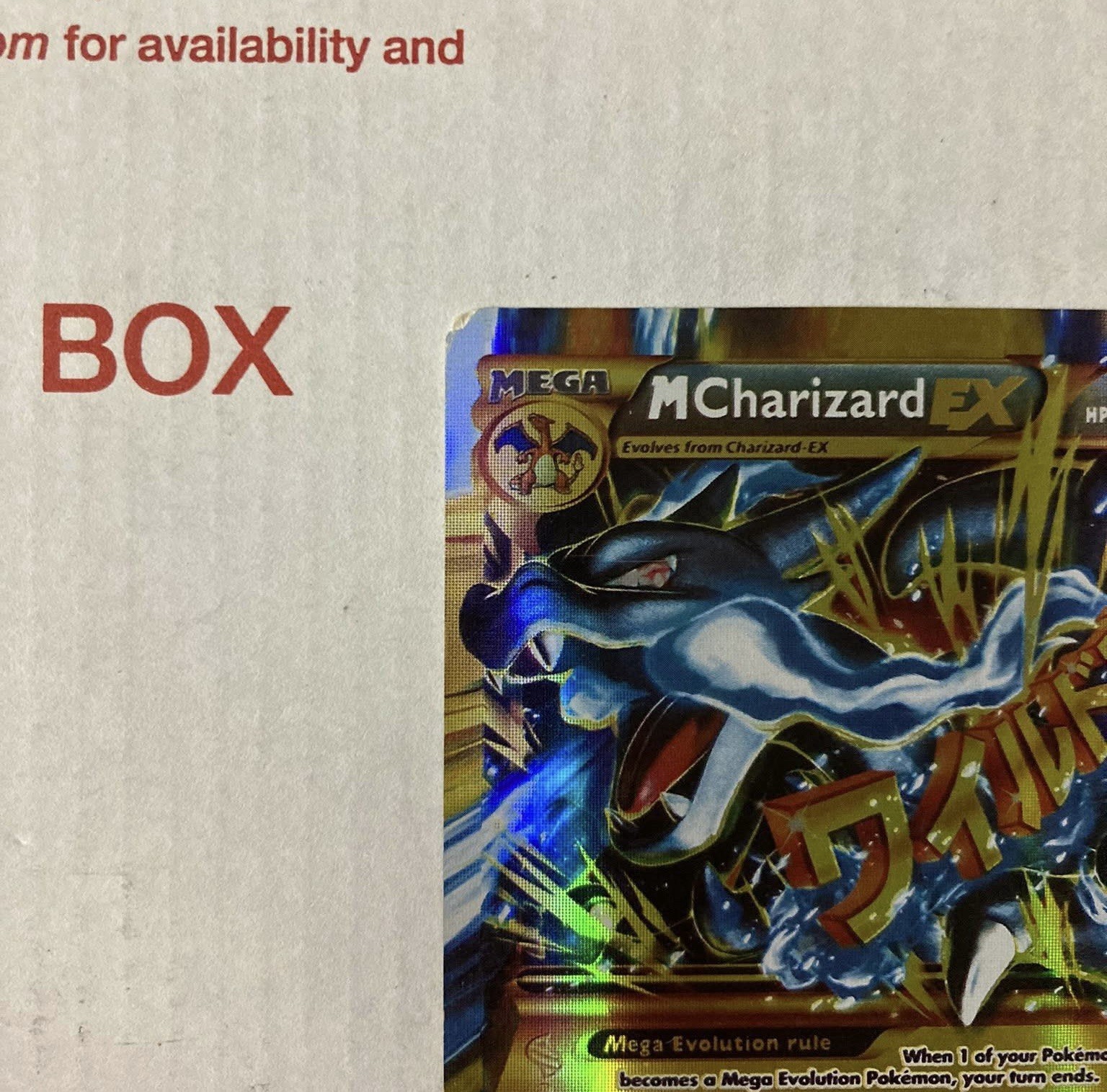 M Charizard Ex 108/106 – Pokémon TCG – Flashfire – Holo – SECRET RARE – Mega