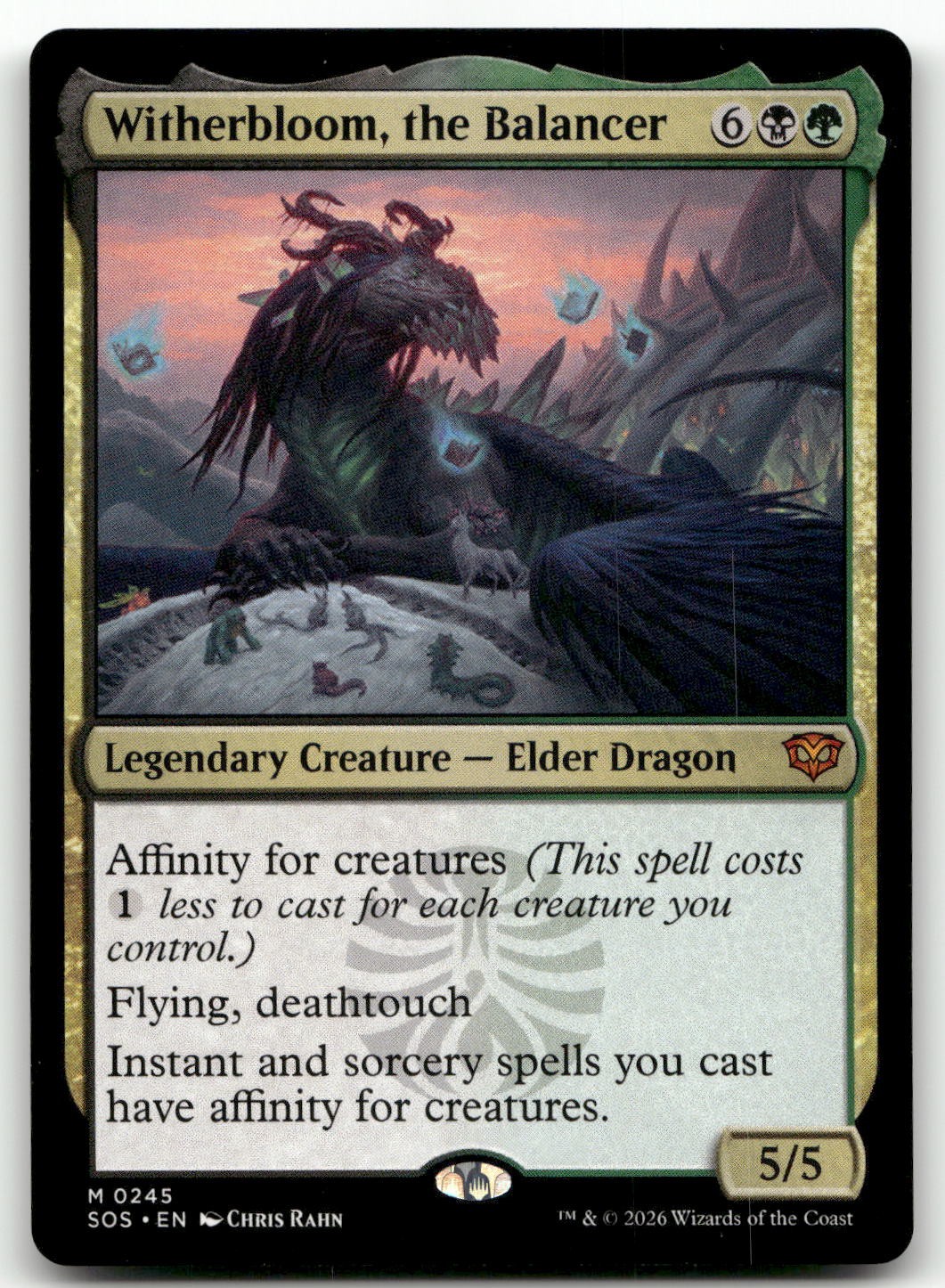 Witherbloom, the Balancer #245 (NM) Secrets of Strixhaven SOS Magic MTG